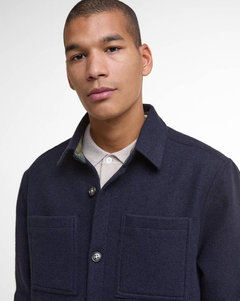 Barbour - Surchemise Marlow Navy Marl
