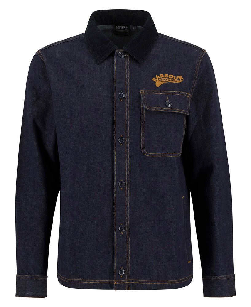 Barbour International - Surchemise Pitstop denim Raw