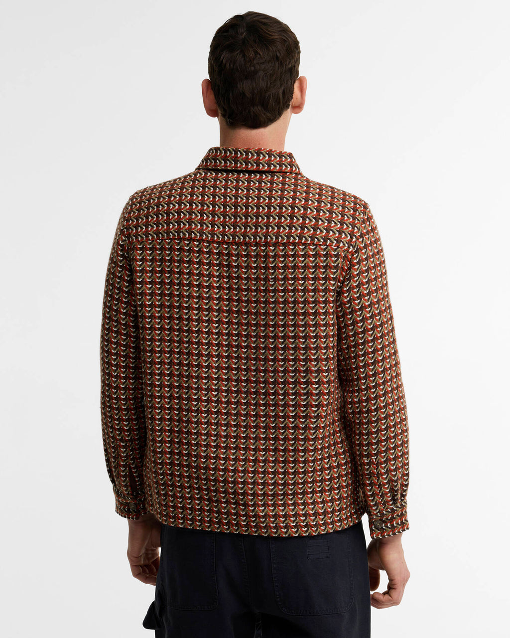 Barbour - Surchemise Shunner Relaxed Jacquard Beech