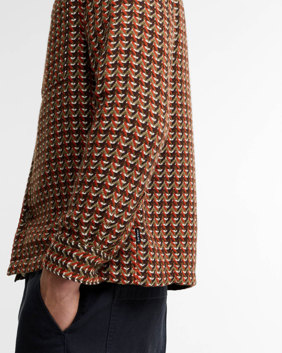 Barbour - Surchemise Shunner Relaxed Jacquard Beech