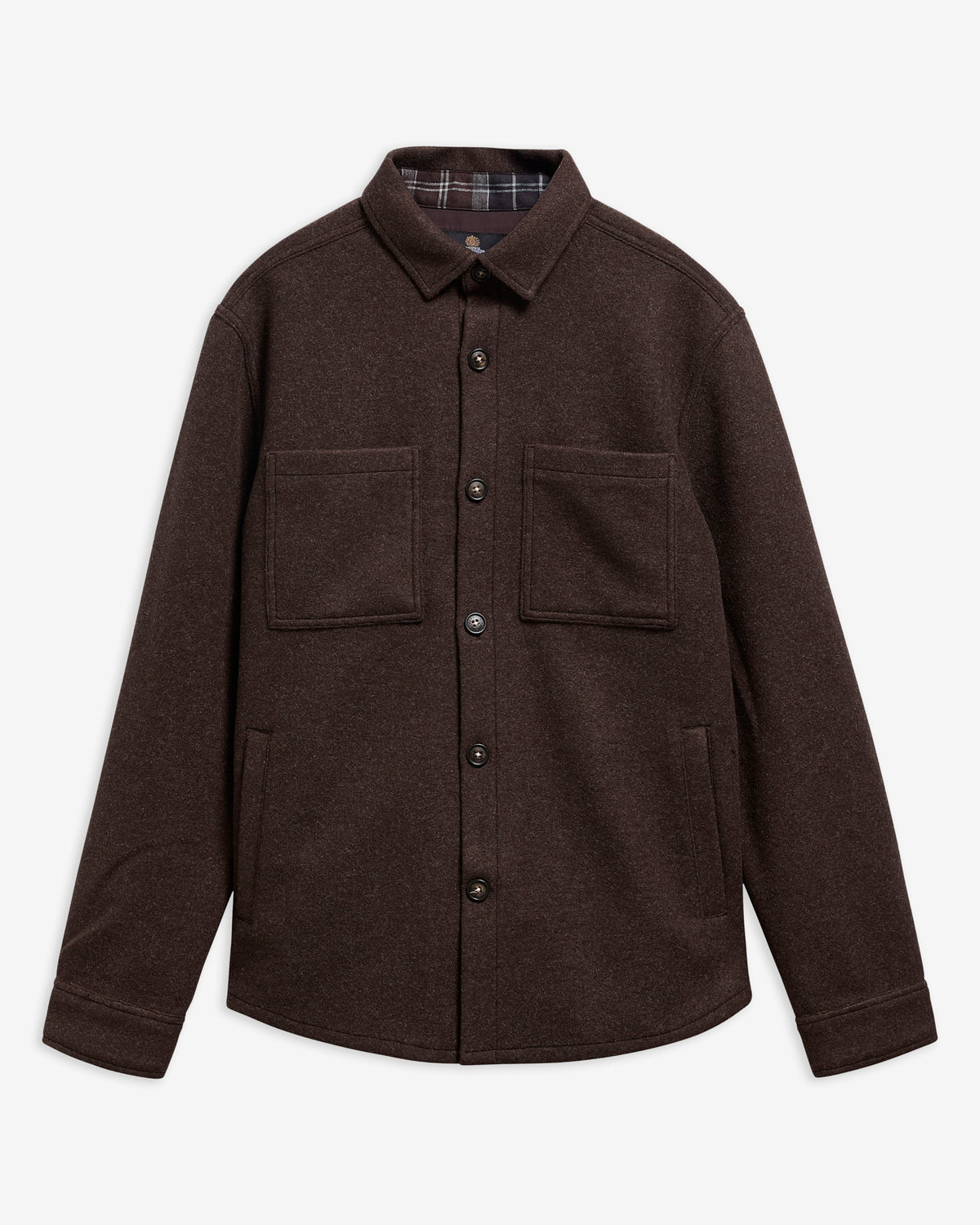Barbour - Surchemise Marltown wool Blend Dark Oak
