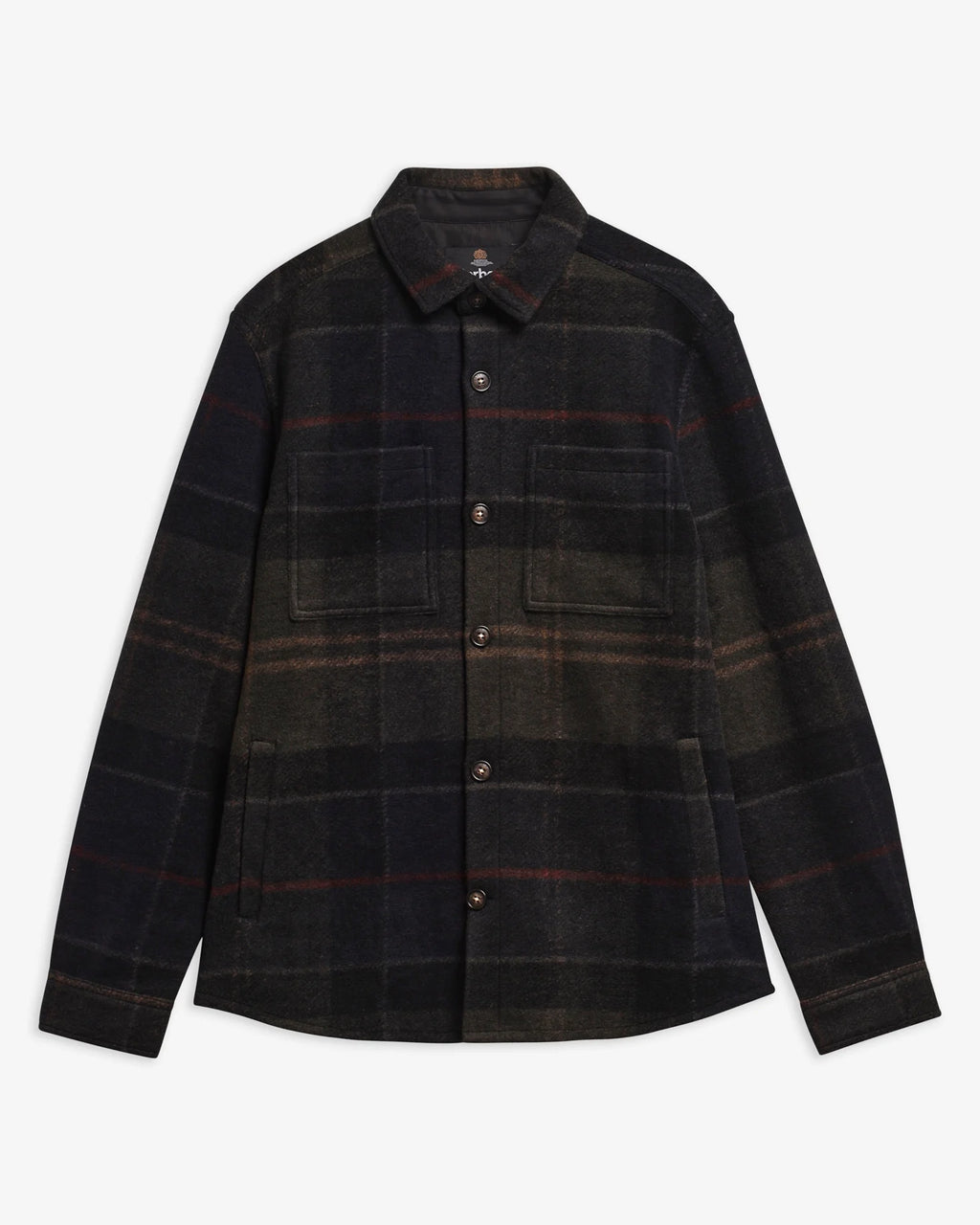 Barbour - Surchemise Woodlane Brushed Check Shadow Classic Tartan