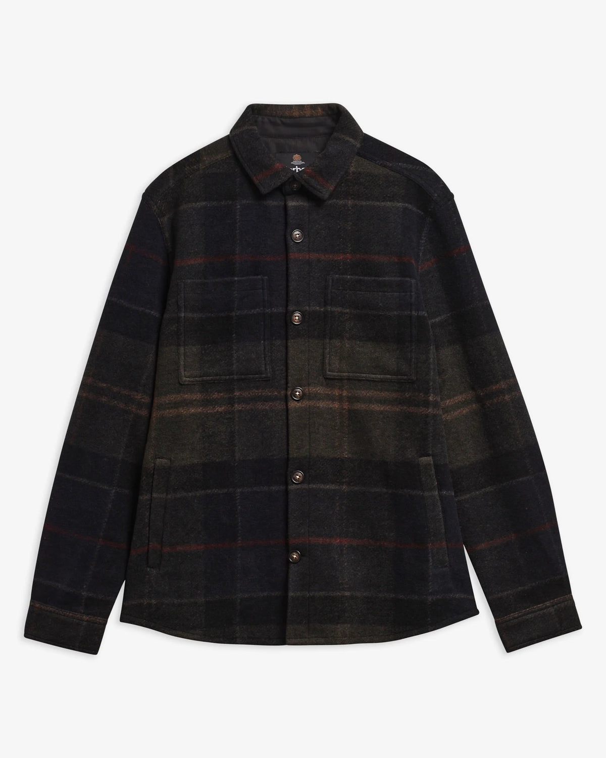 Barbour - Surchemise Woodlane Brushed Check Shadow Classic Tartan