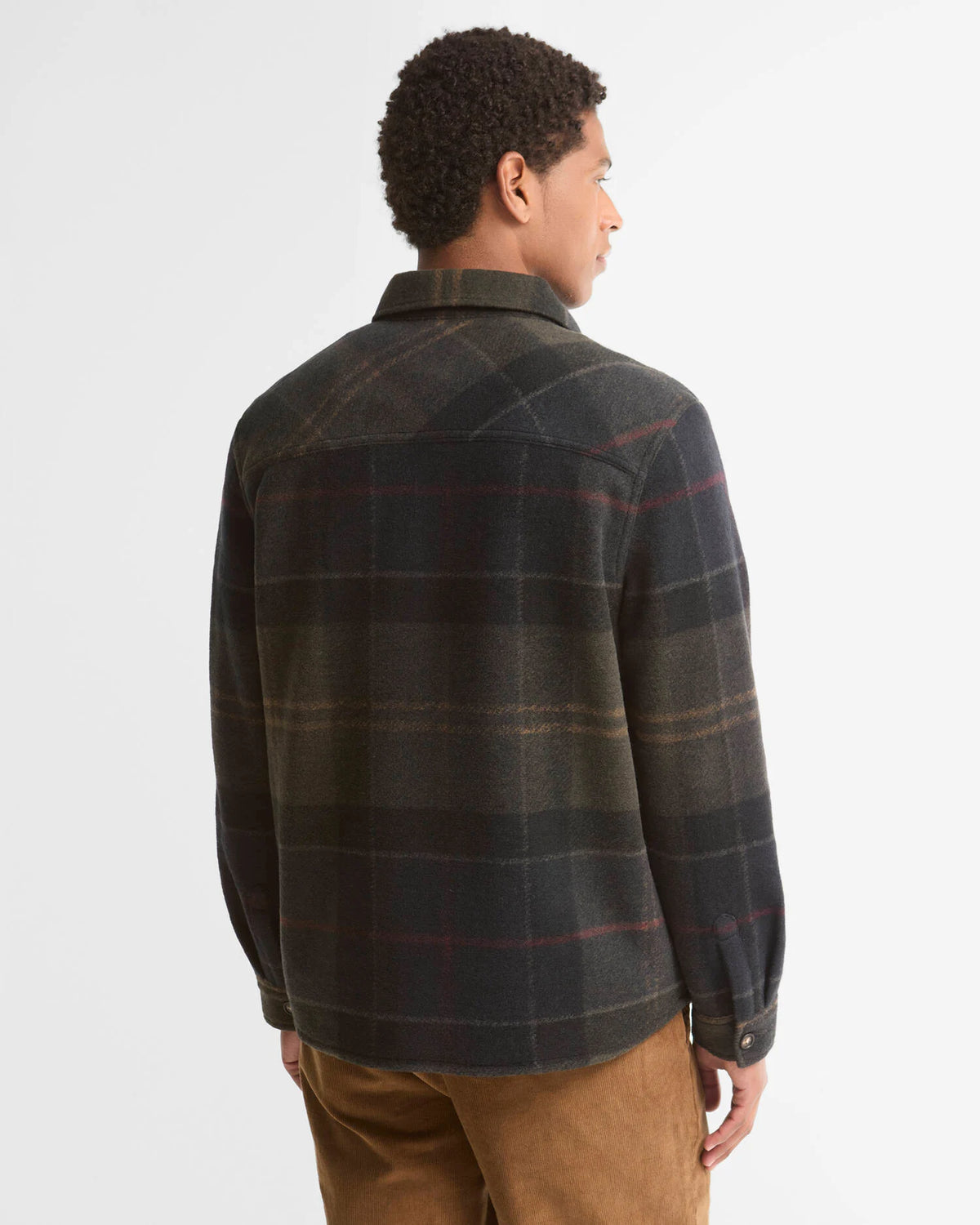 Barbour - Surchemise Woodlane Brushed Check Shadow Classic Tartan