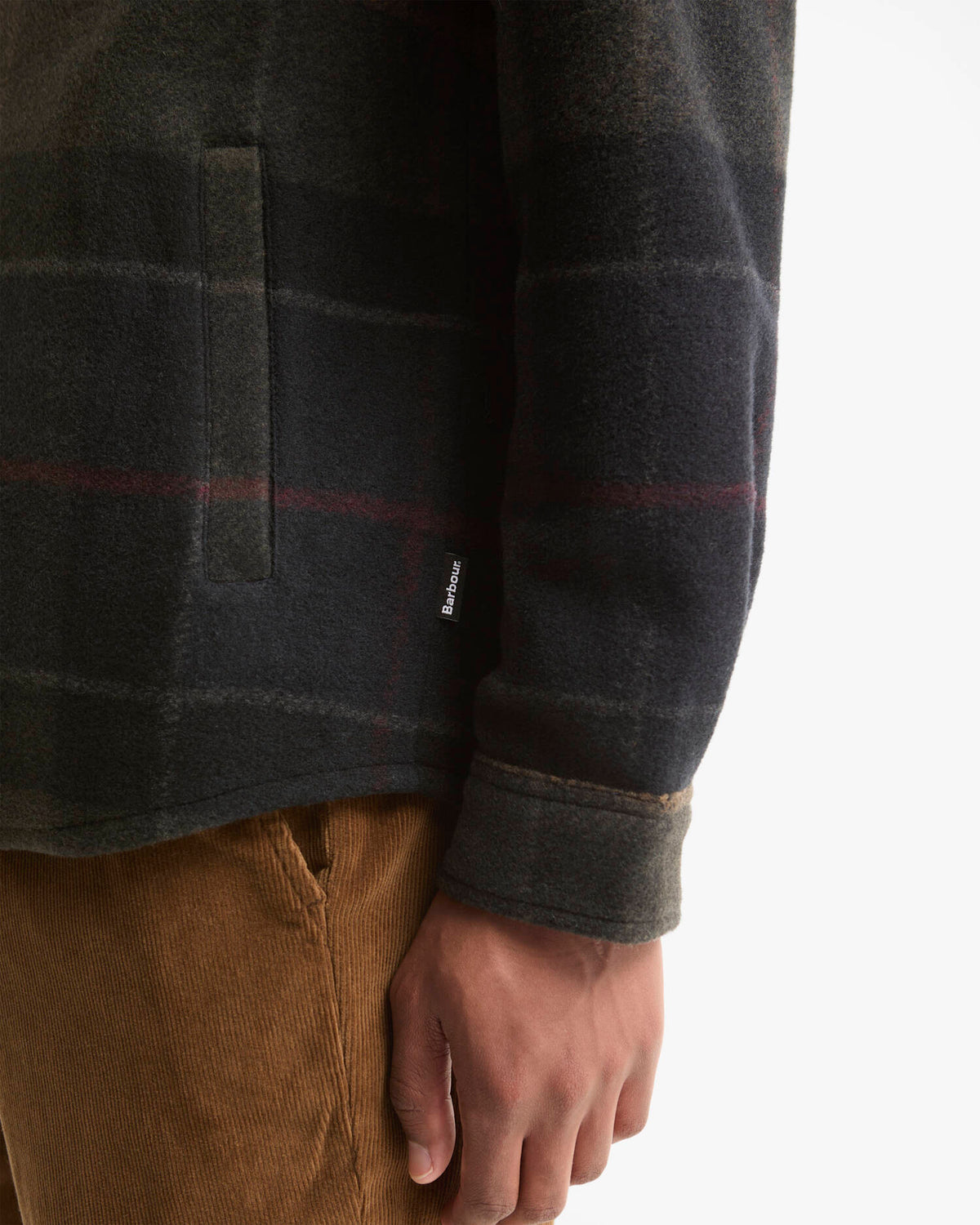 Barbour - Surchemise Woodlane Brushed Check Shadow Classic Tartan
