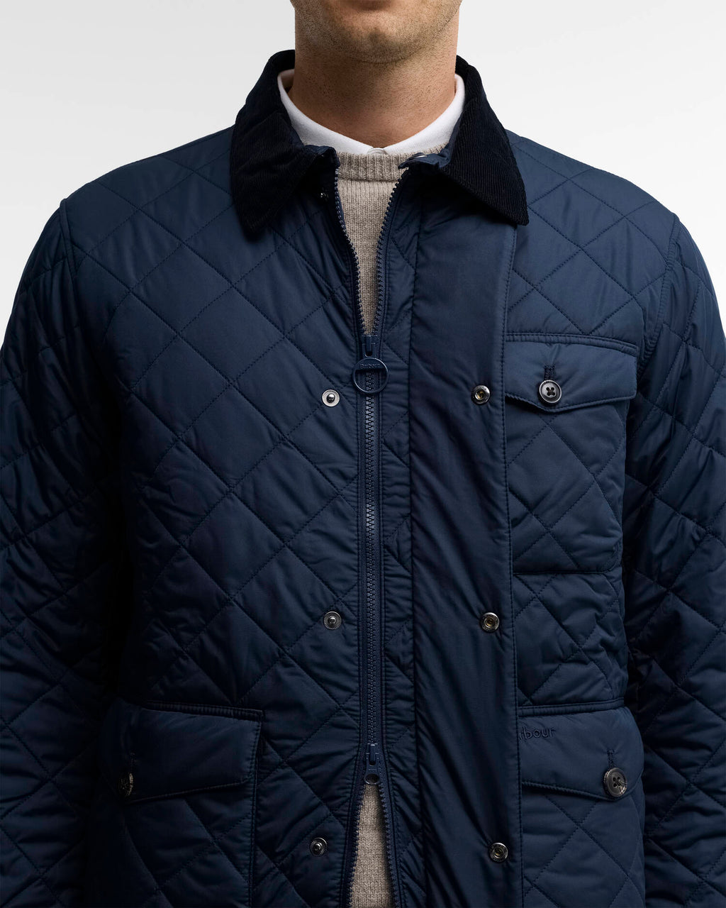 Barbour - Veste Matelassée Hornby Quilted Navy