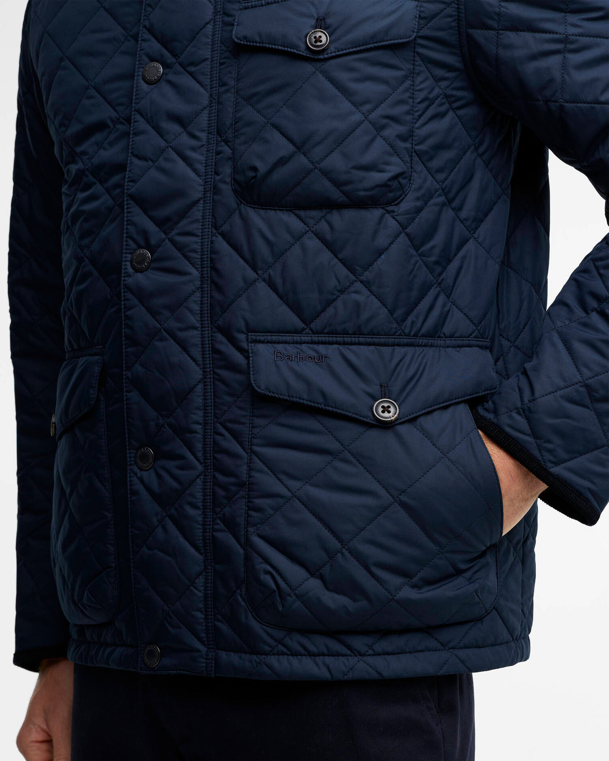 Barbour - Veste Matelassée Hornby Quilted Navy