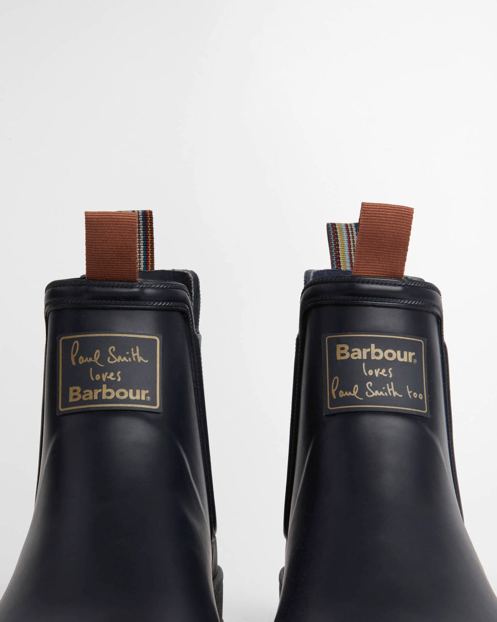 Barbour - Bottine de Pluie Barbour X Paul Smith Navy