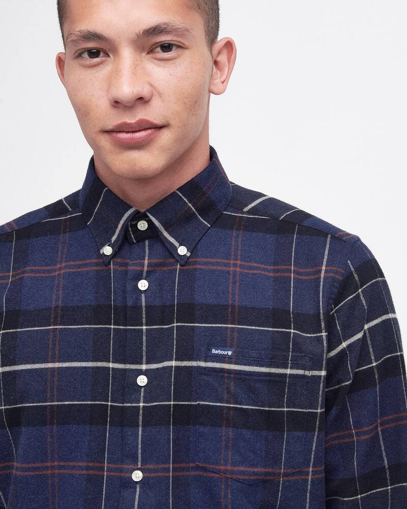 Barbour - Chemise Lutsleigh Tailored Navy Marl