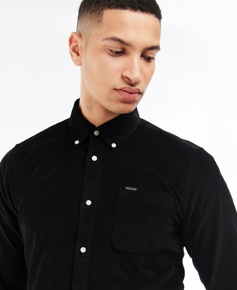 Barbour - Chemise velours Ramsey black