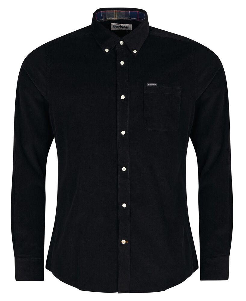 Barbour - Chemise velours Ramsey black