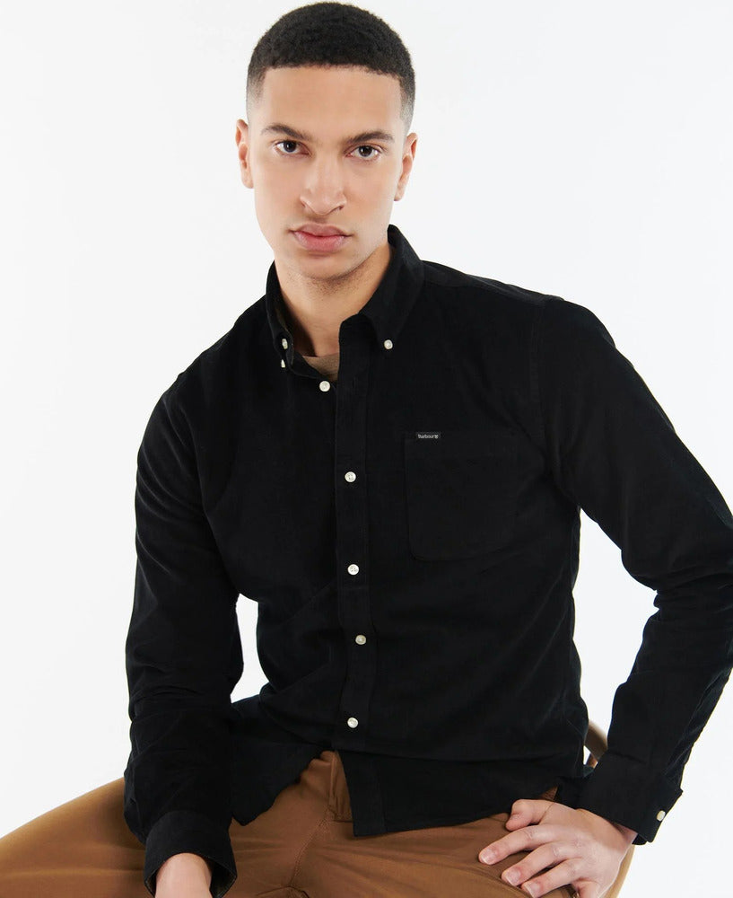 Barbour - Chemise velours Ramsey black