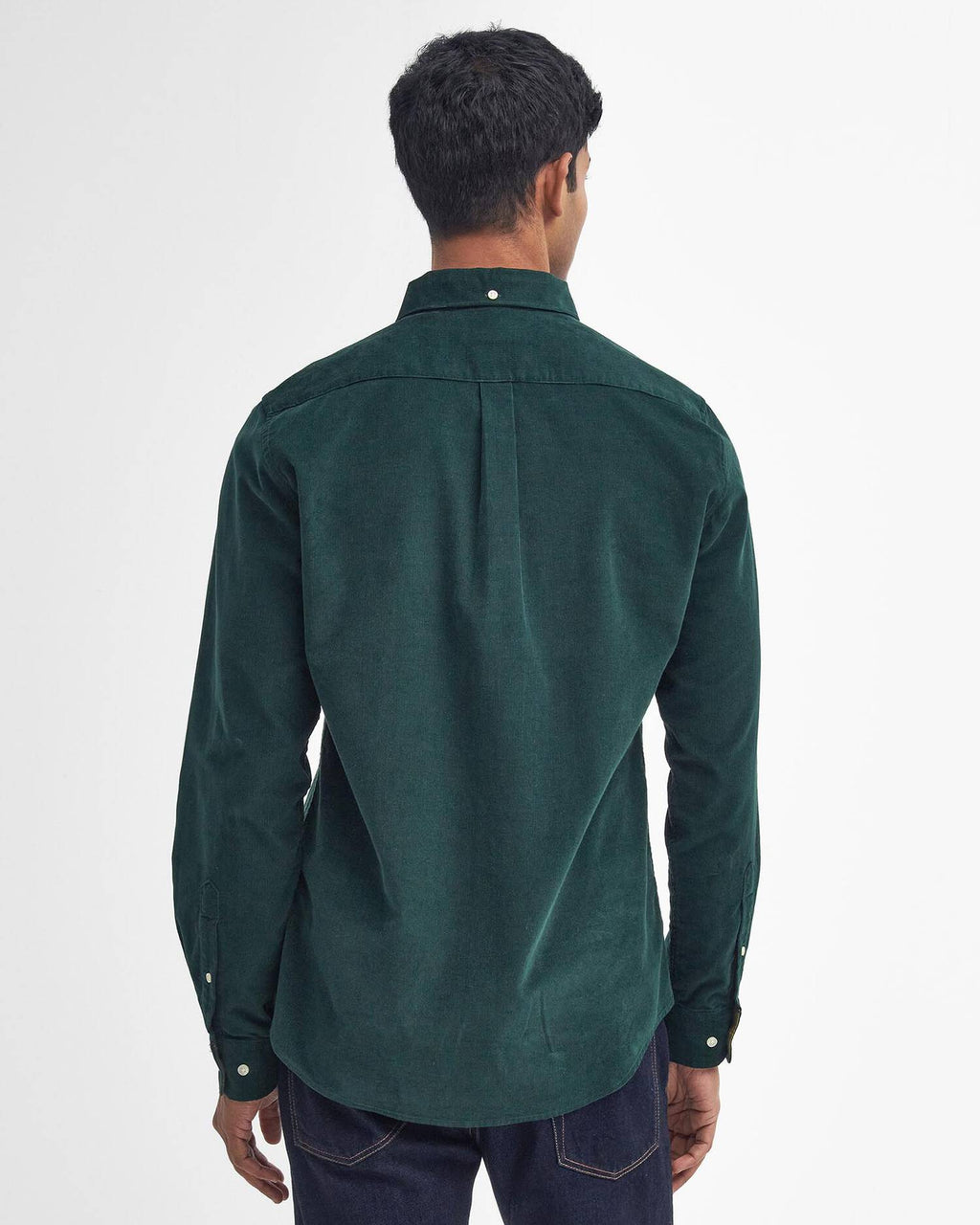 Barbour - Chemise manches longues Ramsey velours seaweed