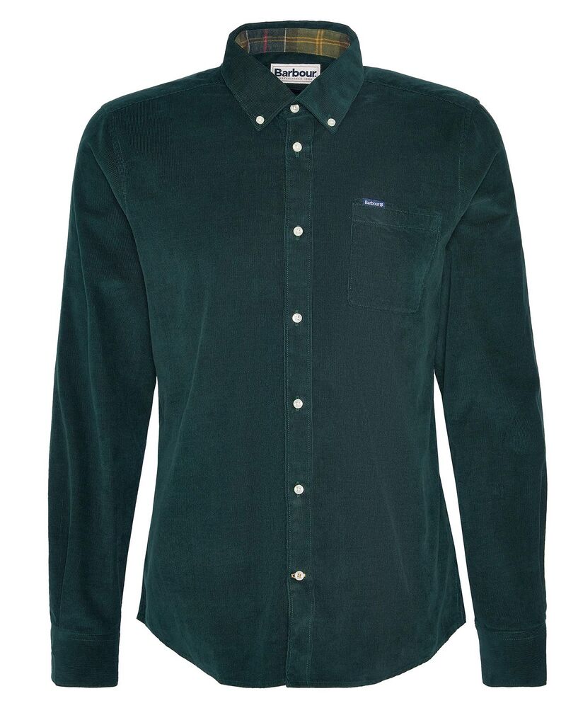 Barbour - Chemise velours Ramsey seaweed