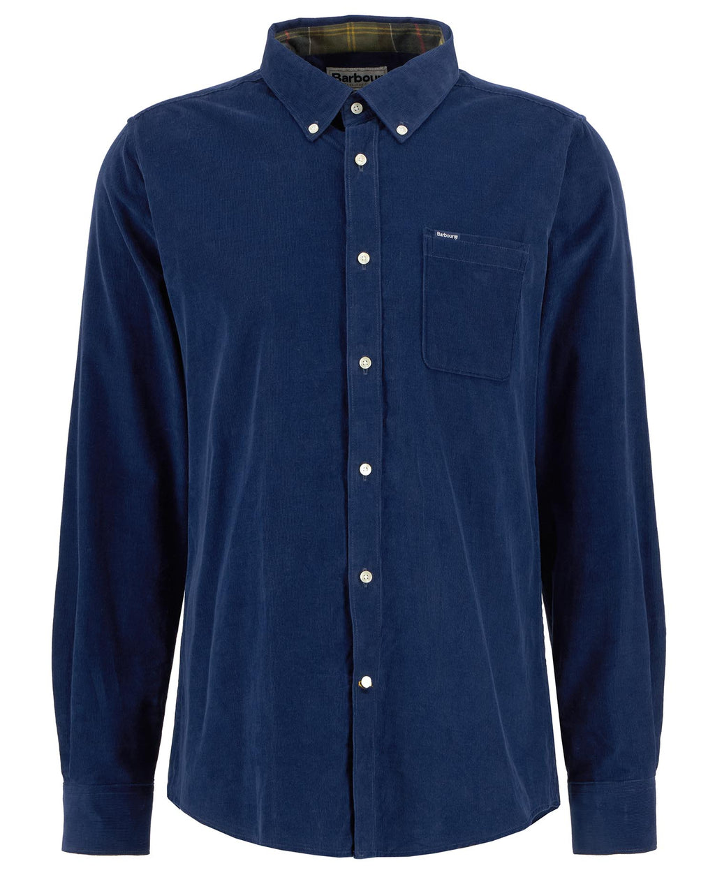 Barbour - Chemise manches longues Ramsey velours dark denim