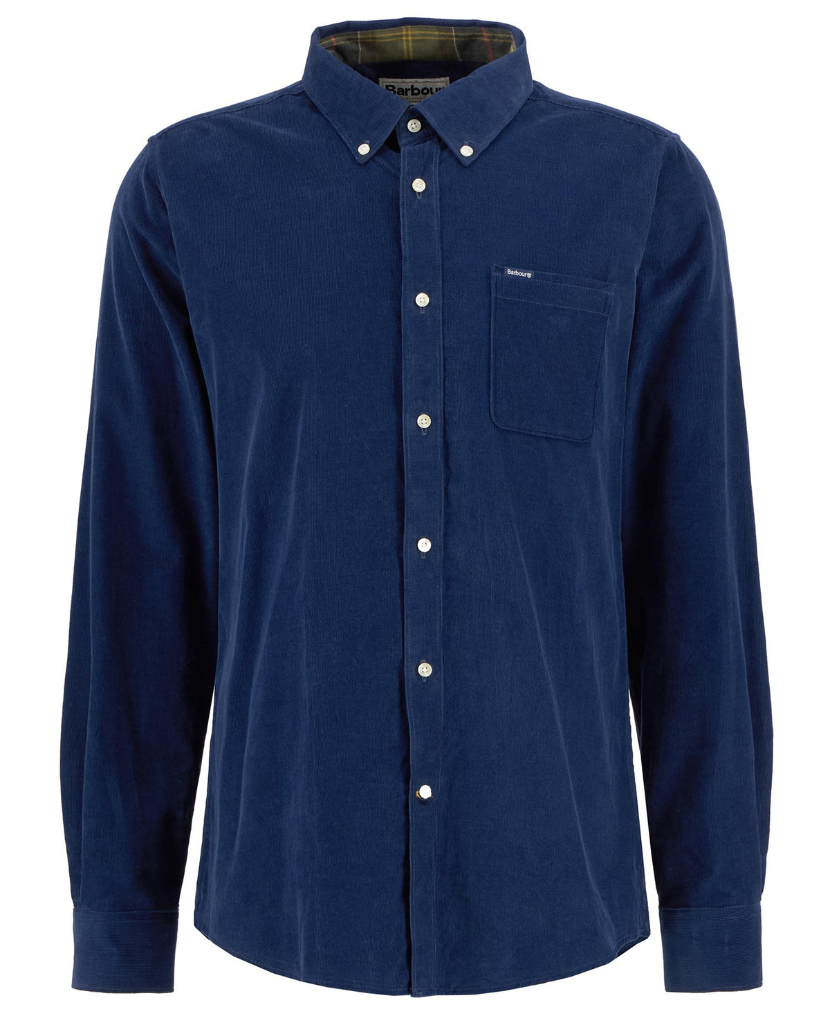 Barbour - Chemise manches longues Ramsey velours dark denim