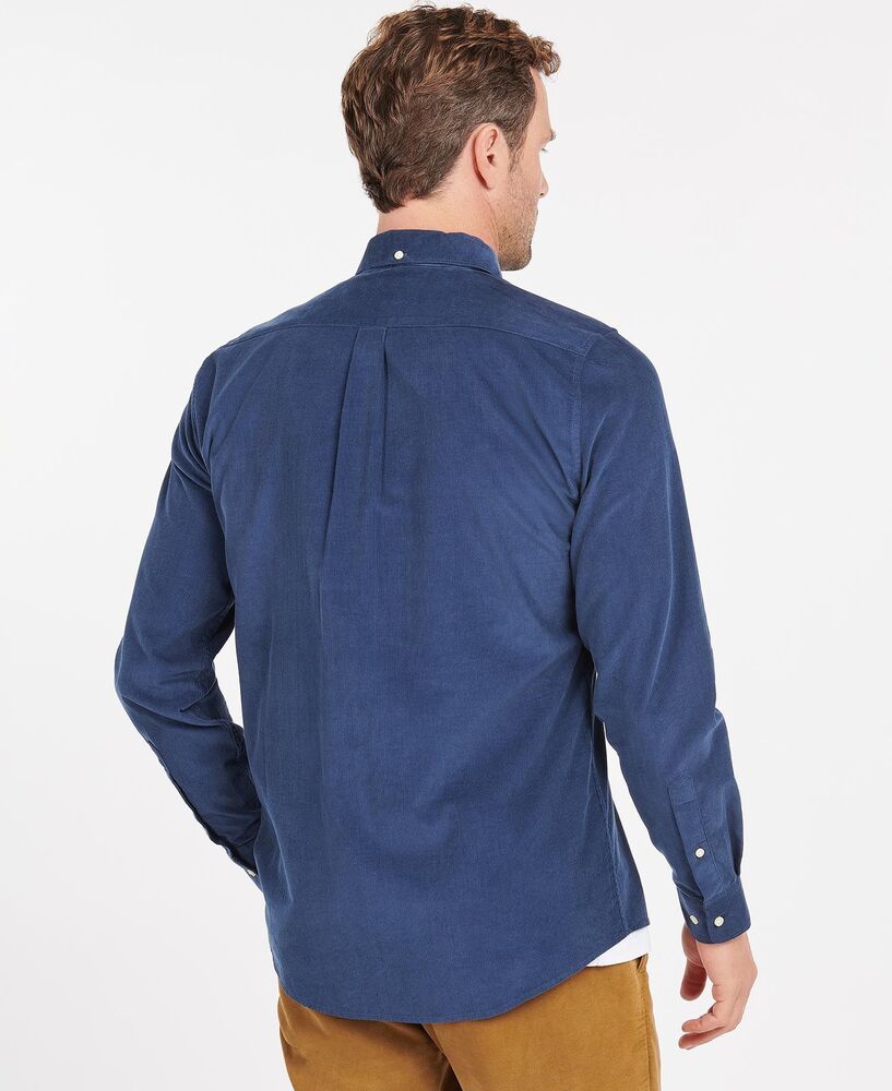 Barbour - Chemise velours Ramsey dark denim