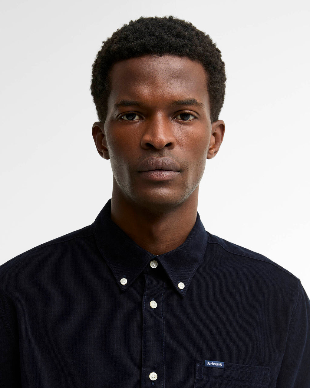 Barbour - Chemise manches longues Ramsey velours Classic Navy