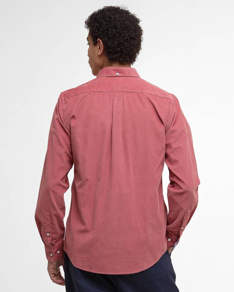 Barbour - Chemise manches longues Ramsey velours Earth Pink