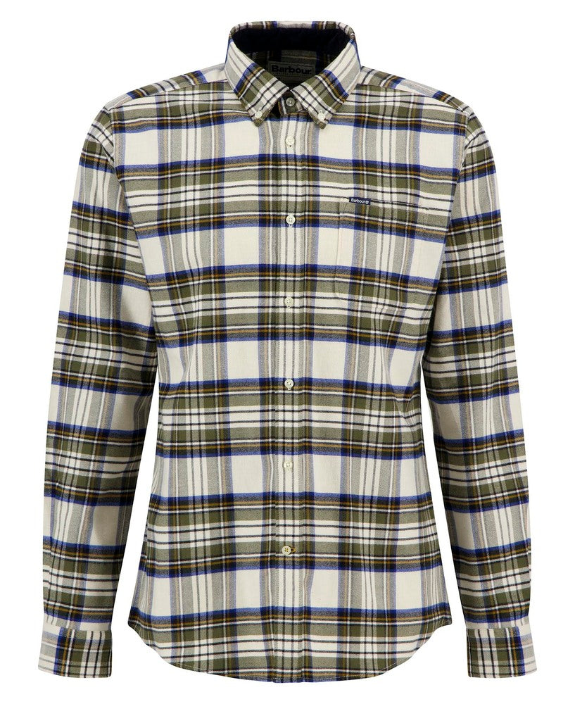 Barbour - Chemise manches longues Ronan Ecru Marl