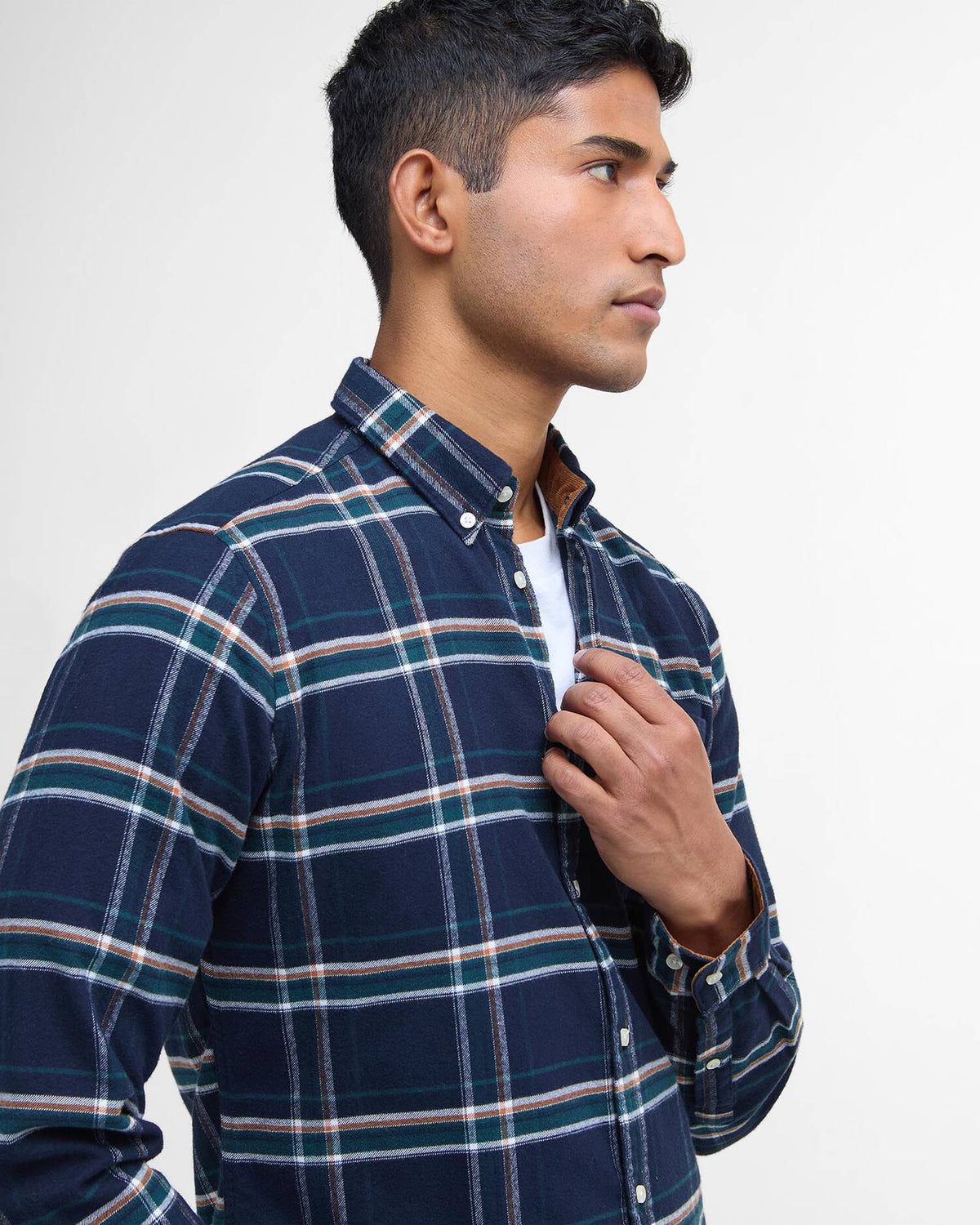 Barbour - Chemise manches longues Ronan inky blue