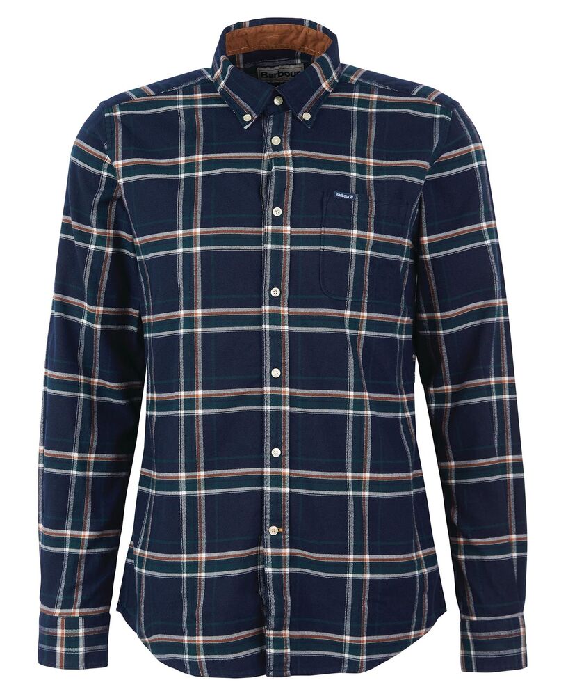 Barbour - Chemise manches longues Ronan inky blue