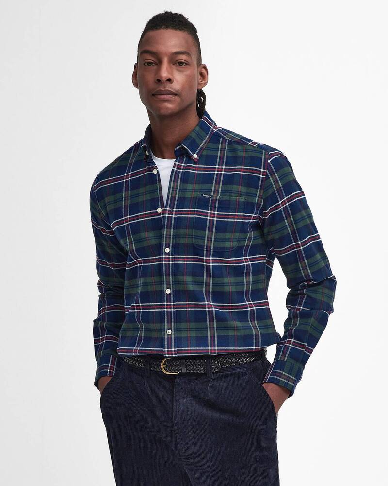Barbour - Chemise manches longues Ronan Deep Blue