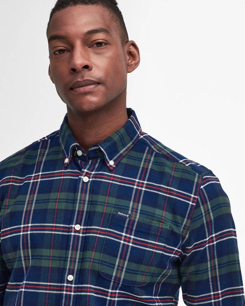 Barbour - Chemise manches longues Ronan Deep Blue