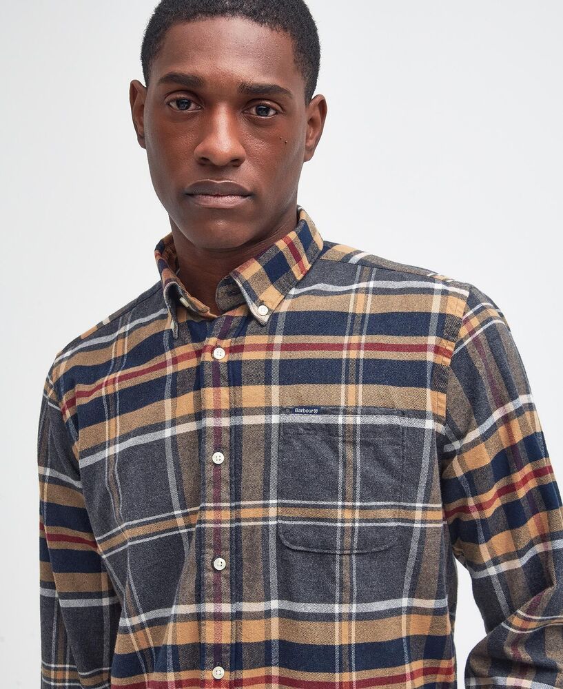 Barbour - Chemise manches longues Ronan grey marl