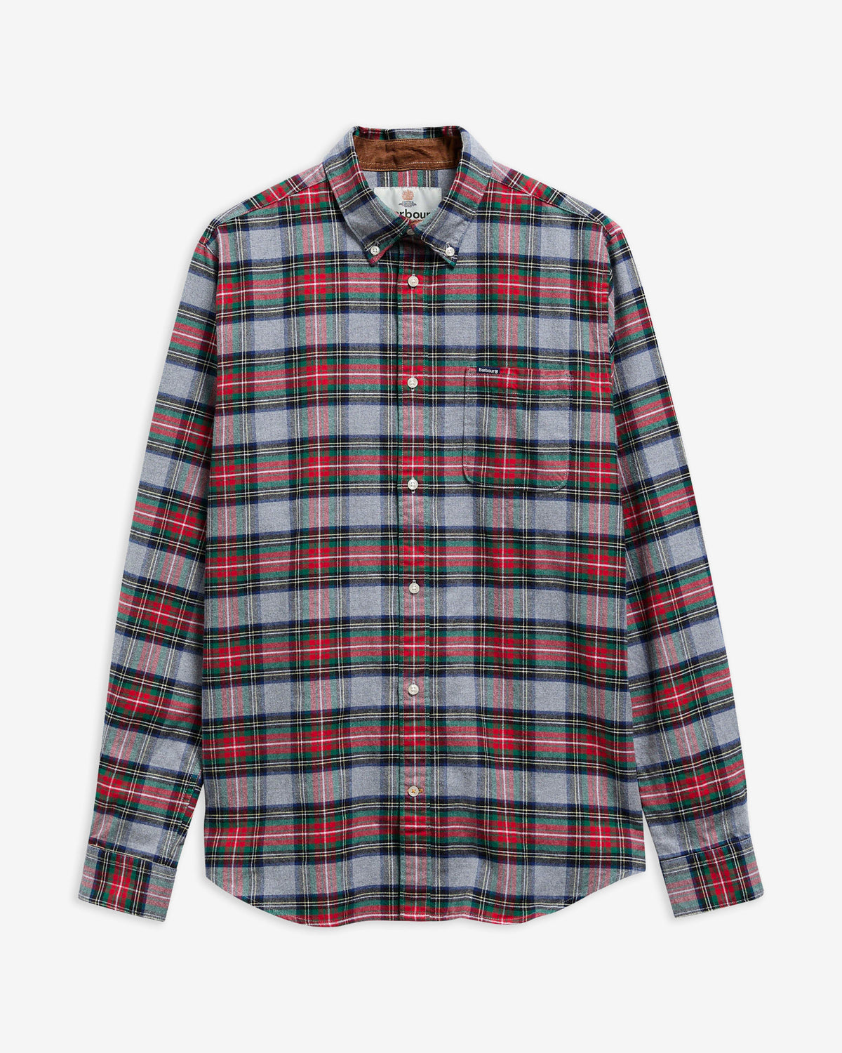 Barbour - Chemise manches longues Ronan Mid Grey Marl