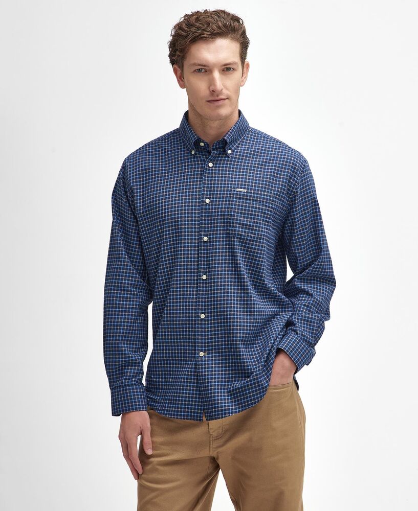 Barbour - Chemise Preston dark navy