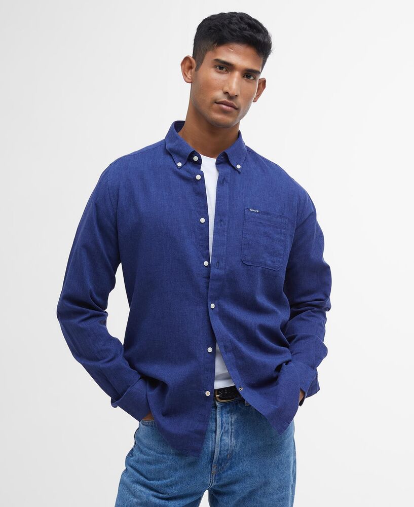 Barbour - Chemise Nelson Indigo