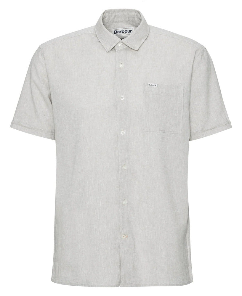 Barbour - Chemise Nelson manches courtes Stone