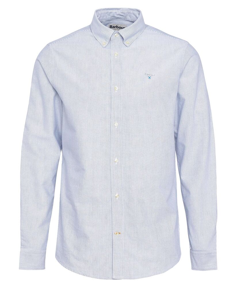 Barbour - Chemise Striped Oxtown Navy