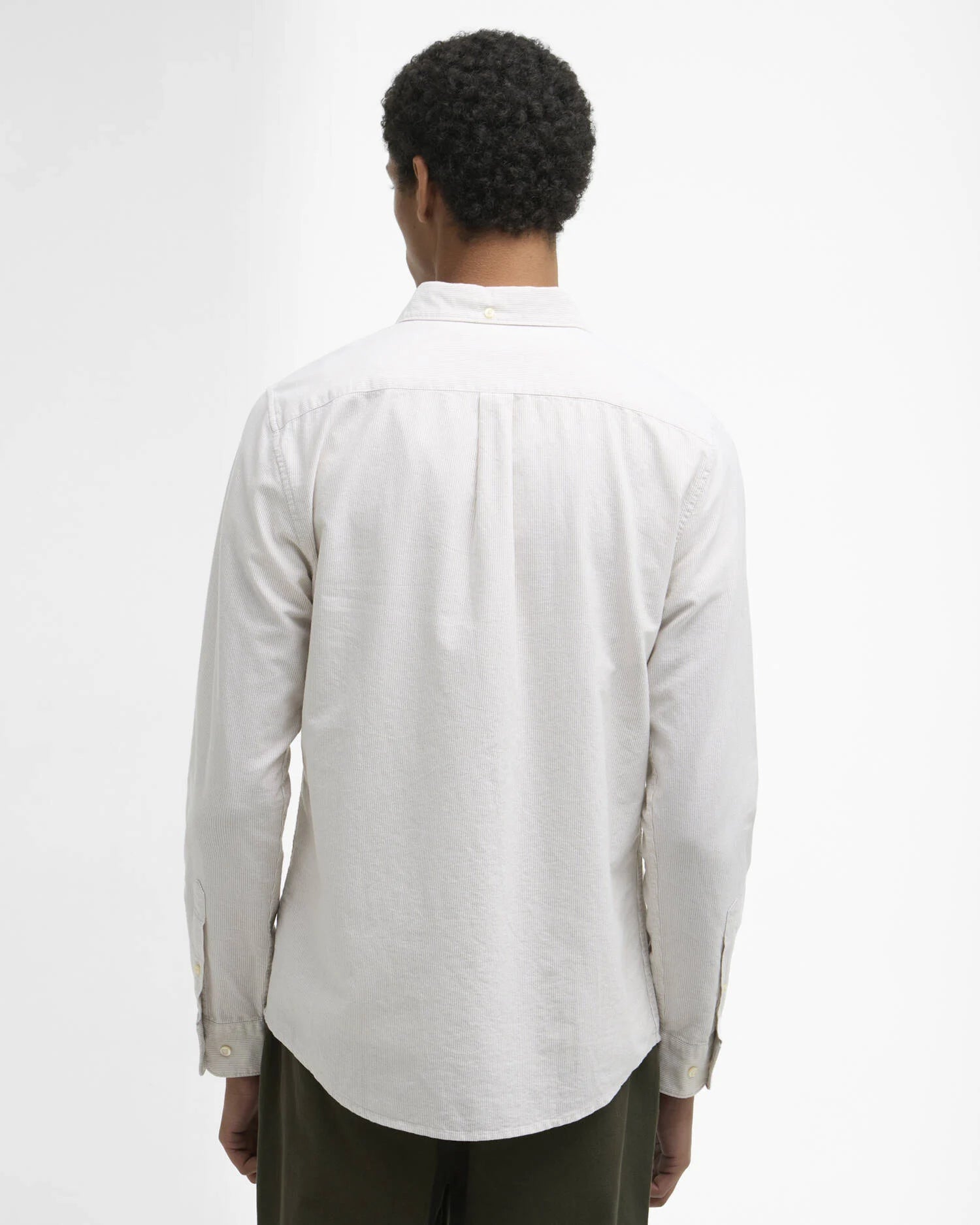 Barbour - Chemise Striped Oxford Oxtown Stone