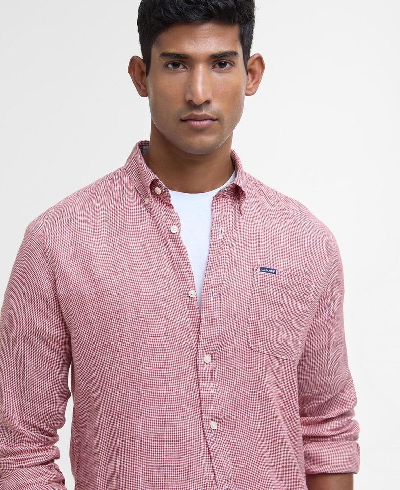 Barbour - Chemise Linton Red Spice