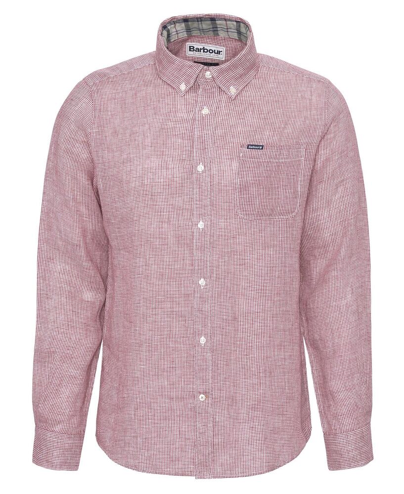 Barbour - Chemise Linton Red Spice