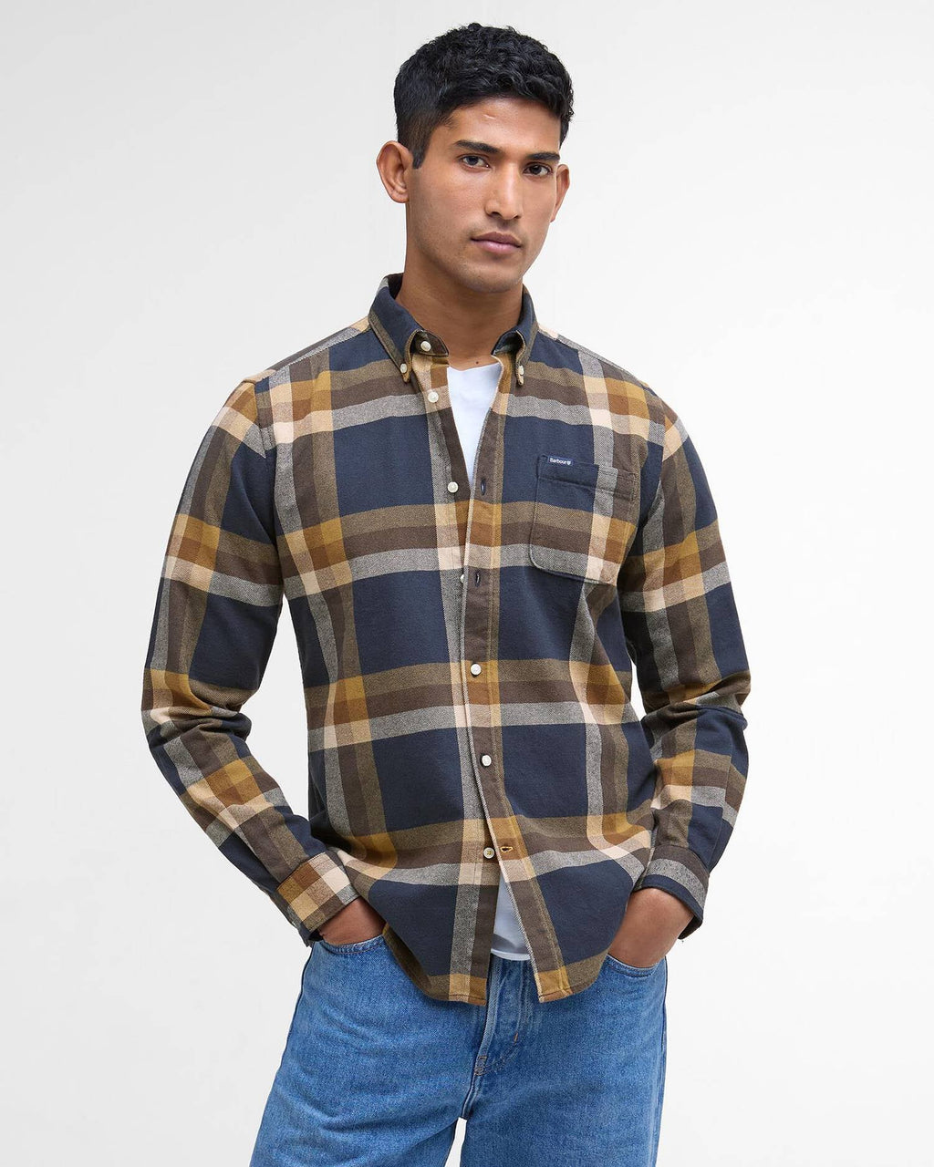 Barbour - Chemise Folley Tailored Checked Navy