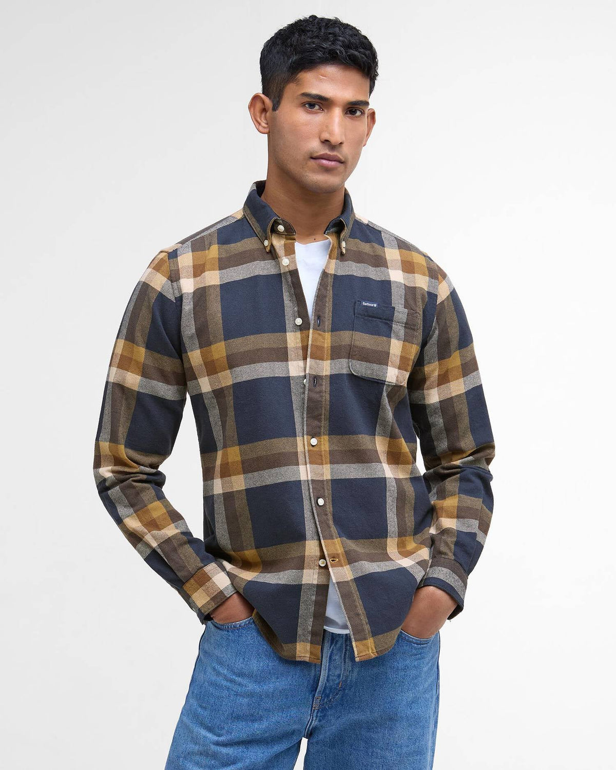 Barbour - Chemise Folley Tailored Checked Navy