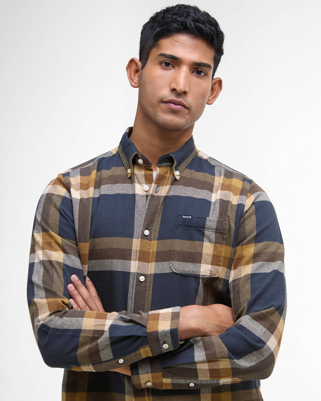 Barbour - Chemise Folley Tailored Checked Navy