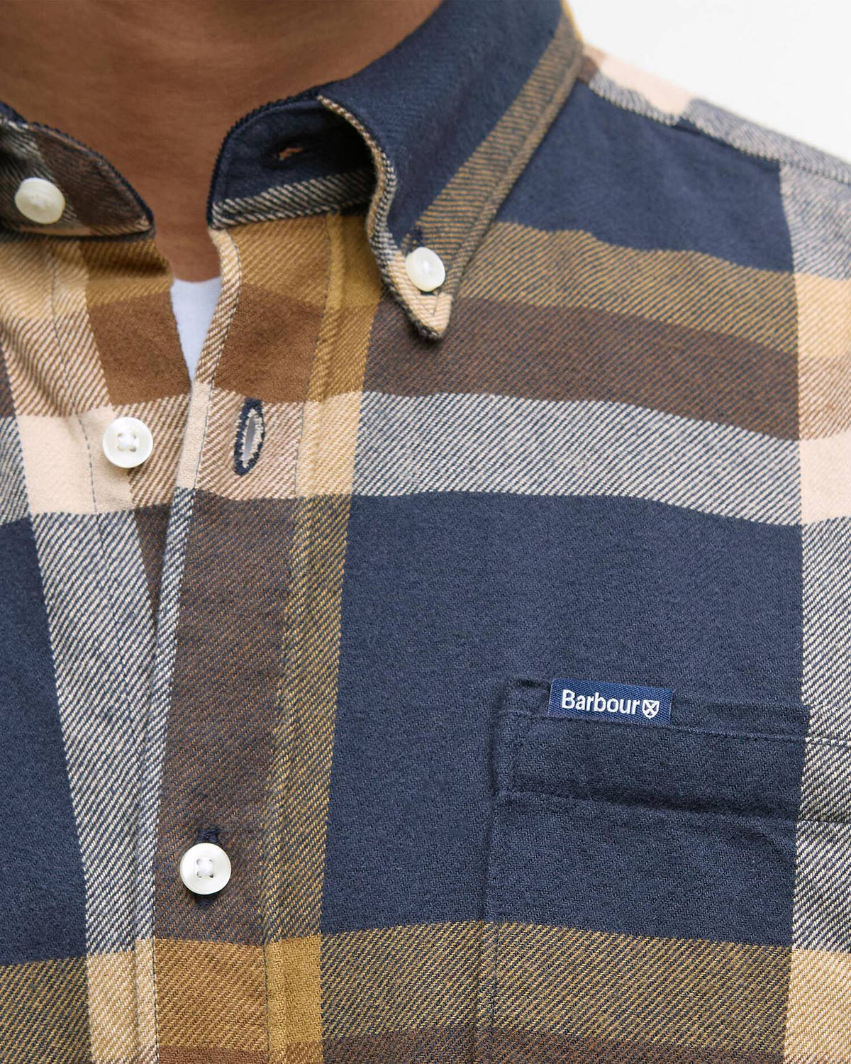 Barbour - Chemise Folley Tailored Checked Navy
