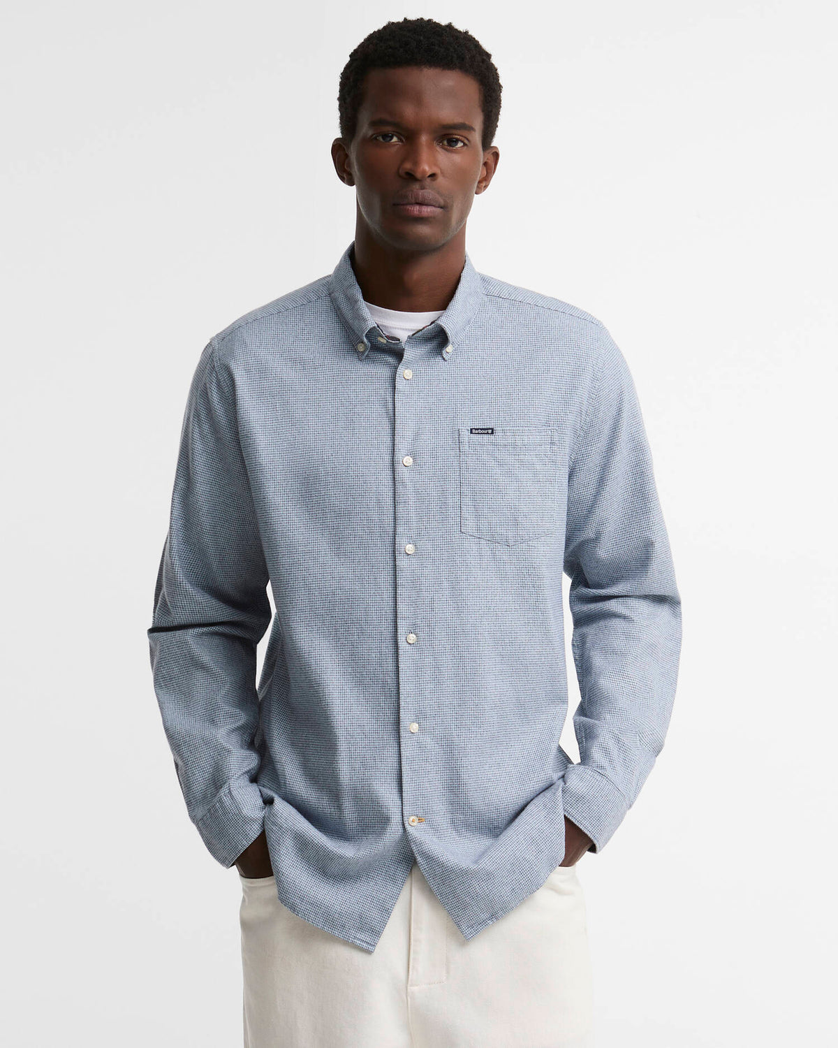 Barbour - Chemise manches longues Turner classic navy