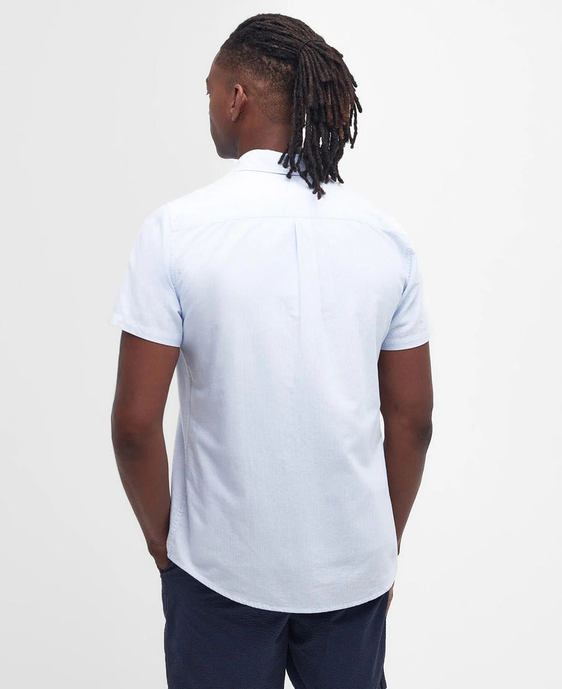 Barbour - Chemise Striped Oxtown Manches courte Sky Blue