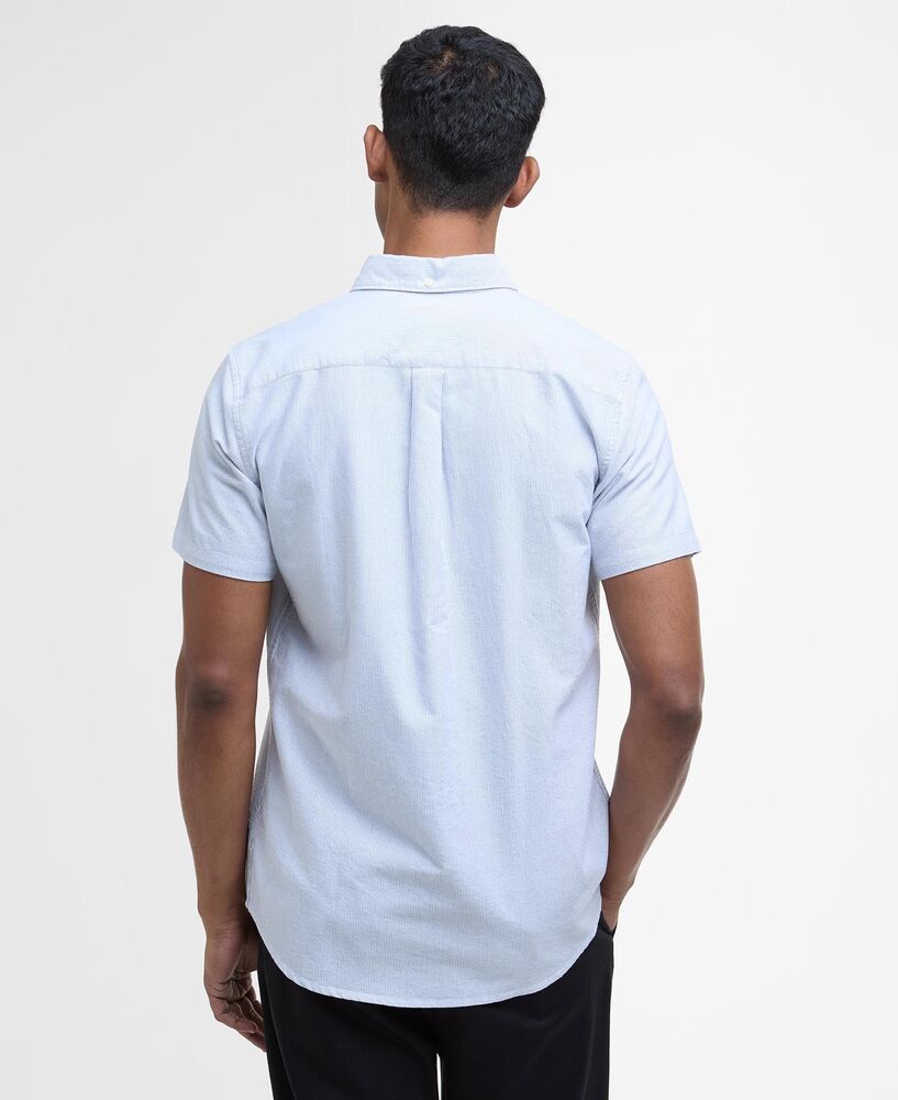Barbour - Chemise Striped Oxtown Manches courtes Navy