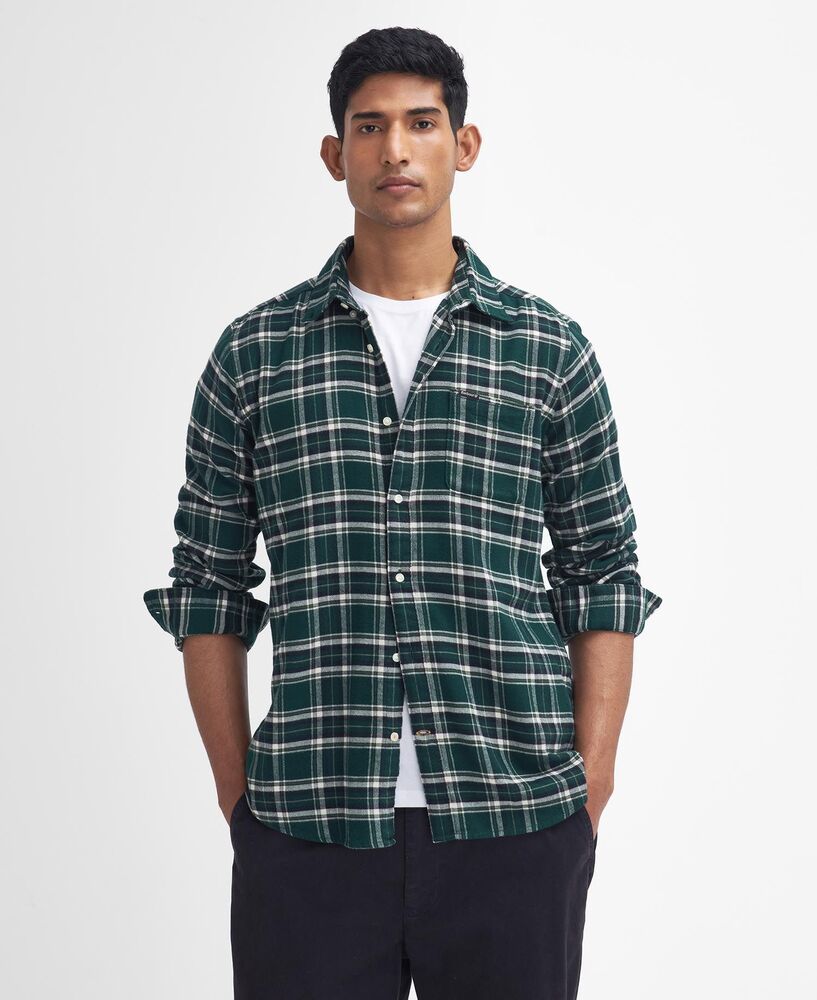 Barbour - Chemise Drumhill evergreen