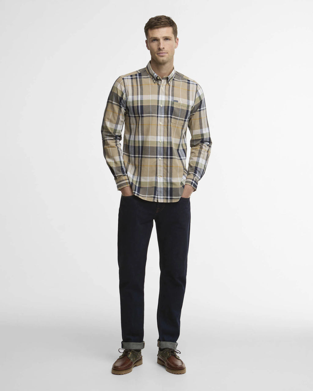 Barbour - Chemise Newbridge Stone