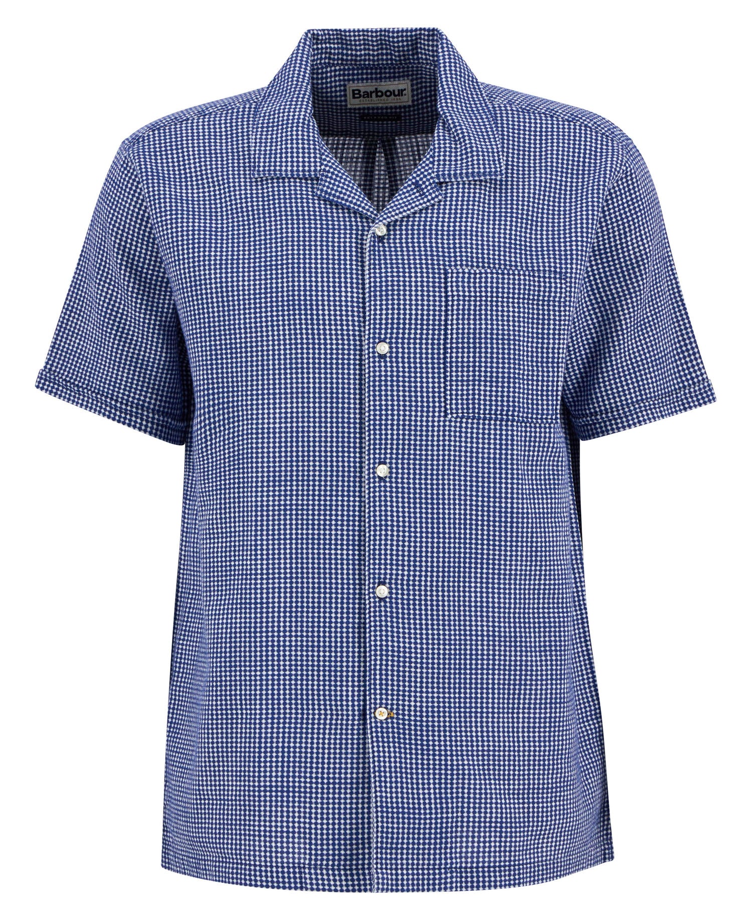 Barbour - Chemise Rudbeck textured Navy