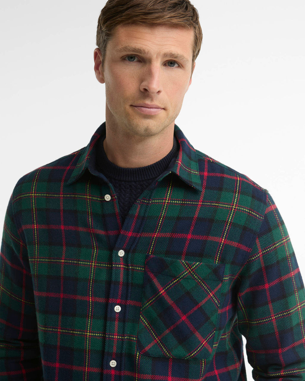 Barbour - Chemise Darnick Authentic Highland Check Navy