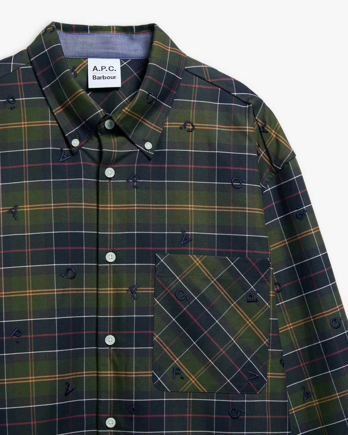 Barbour - Chemise Monogram Tartan Barbour x A.P.C. Classic tartan