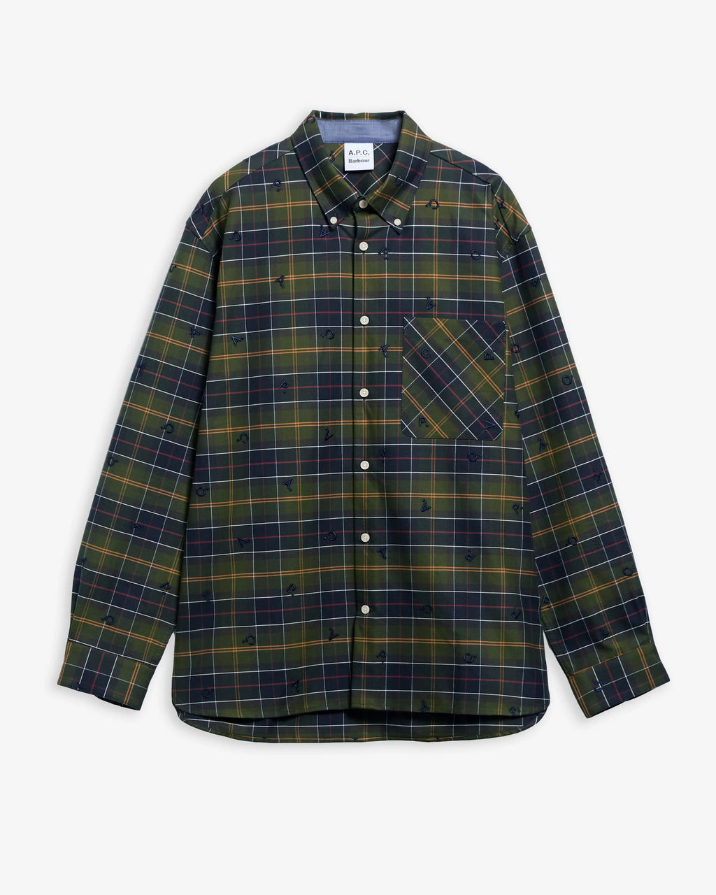 Barbour - Chemise Monogram Tartan Barbour x A.P.C. Classic tartan